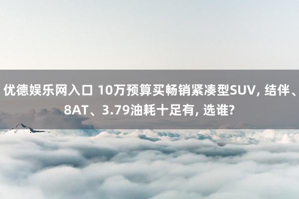 优德娱乐网入口 10万预算买畅销紧凑型SUV, 结伴、8AT、3.79油耗十足有, 选谁?